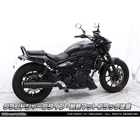 WirusWin ウイルズウィン スリップオンマフラー サイレンサー素材：耐熱マットブラック塗装 /...