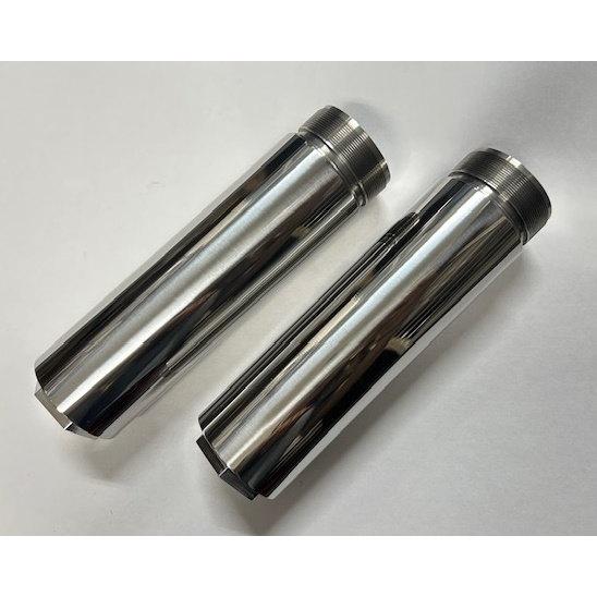 部品屋K&amp;W フォークジョイント 49mmフォーク用 サイズ：80mmロング ツインカム ダイナ ミ...