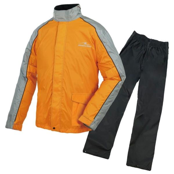 ROUGH＆ROAD ラフ＆ロード デュアルテックスコンパクトレインスーツ サイズ：LL レインウェ...