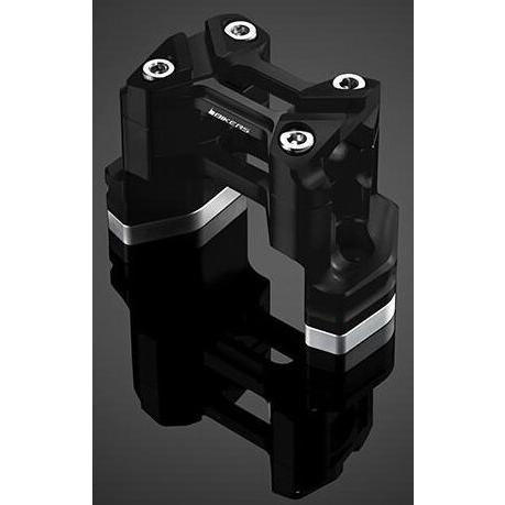 BIKERS バイカーズ ハンドルクランプセット 22.2 mm カラー：パープル MONSTER7...