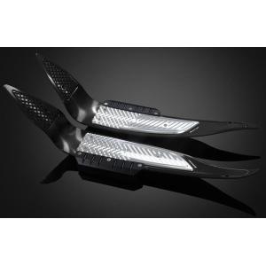 BIKERS バイカーズ プロテクター付きフロアボード ベース：レッド / トップパッド：ブラック ...