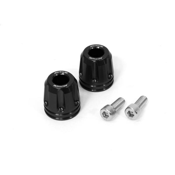 ACTIVE アクティブ アルミバーエンド リボルバー カラー：ブラック KAWASAKI カワサキ...