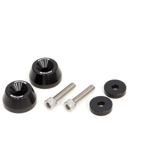 ACTIVE アクティブ アルミバーエンド カラー：ブラック YZF-R7 YZF-R3 YZF-R...