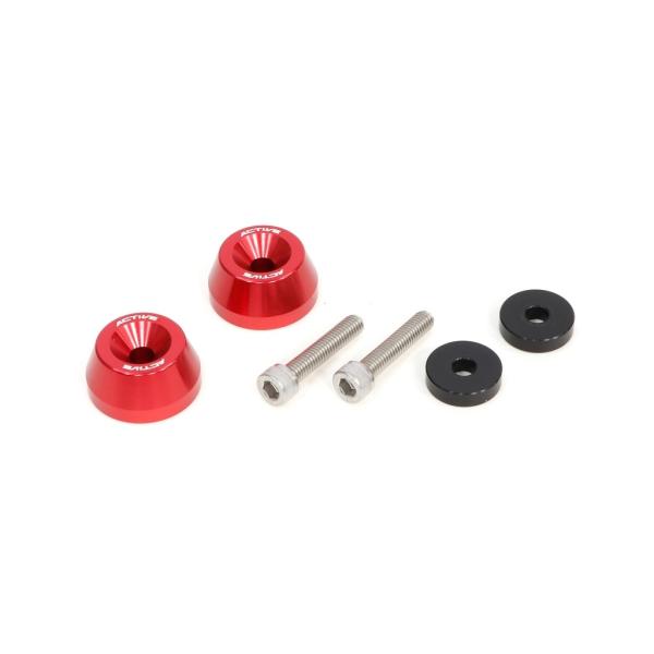 ACTIVE アクティブ アルミバーエンド カラー：レッド YZF-R7 YZF-R3 YZF-R2...