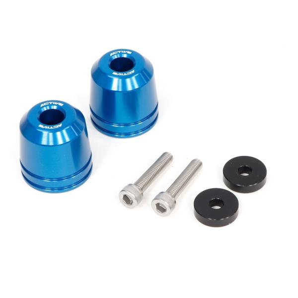 ACTIVE アクティブ アルミバーエンド カラー：ブルー YZF-R7 YZF-R3 YZF-R2...