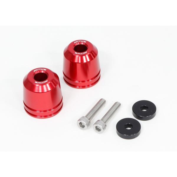ACTIVE アクティブ アルミバーエンド カラー：レッド YZF-R7 YZF-R3 YZF-R2...