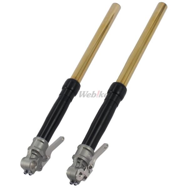 OHLINS オーリンズ 正立フロントフォーク RWU カラー：ブラック×ゴールド XJR1300 ...