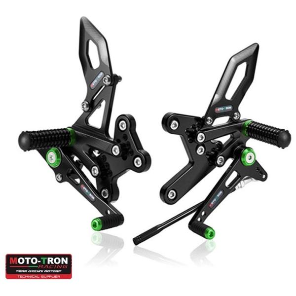 MOTO-TRON RACING モトトロンレーシング バックステップキット カラー：ブラック-グリ...