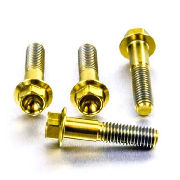 PRO BOLT プロボルト フロントアクスルピンチボルトセット カラー：ゴールド HONDA ホン...