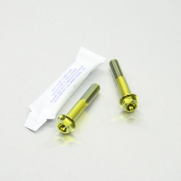 PRO BOLT プロボルト フロントアクスルピンチボルトセット カラー：ゴールド HONDA ホン...