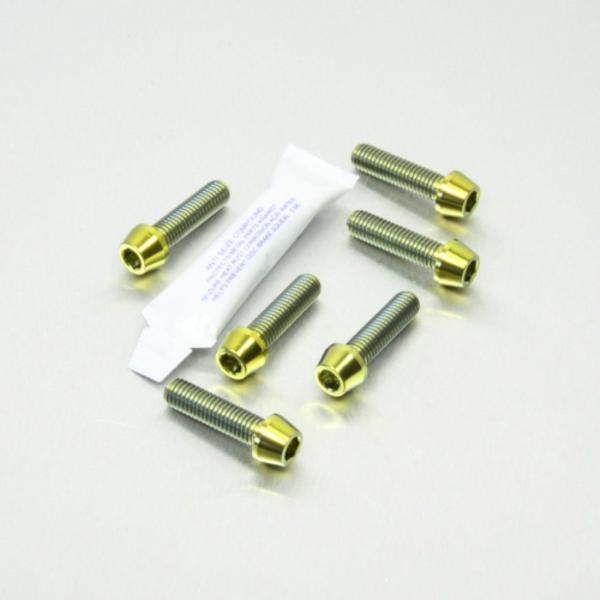 PRO BOLT プロボルト フロントキャリパーピンチボルトセット カラー：ゴールド 999R S ...