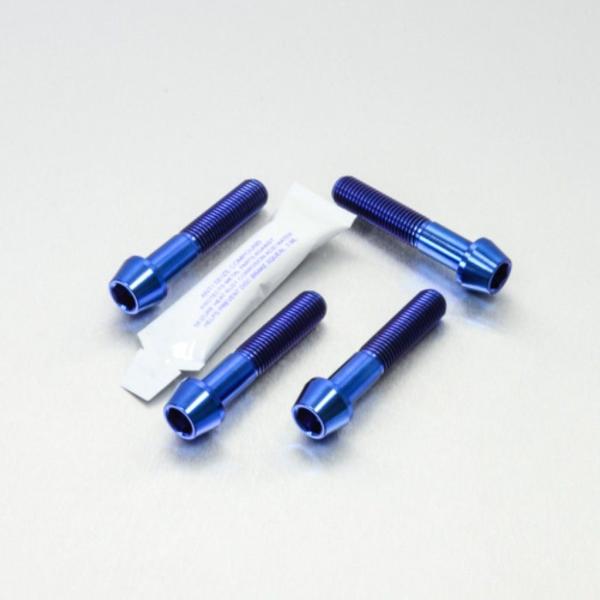 PRO BOLT プロボルト フロントブレーキキャリパーマウンティングボルトキット カラー：ブルー ...
