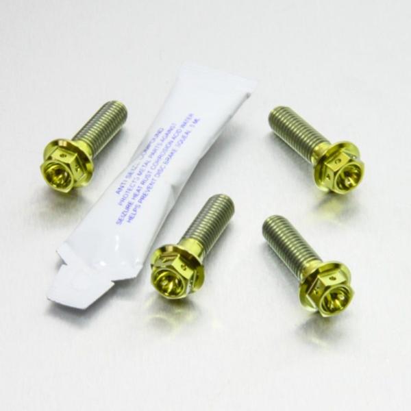 PRO BOLT プロボルト フロントブレーキキャリパーマウンティングボルトキット カラー：ゴールド...