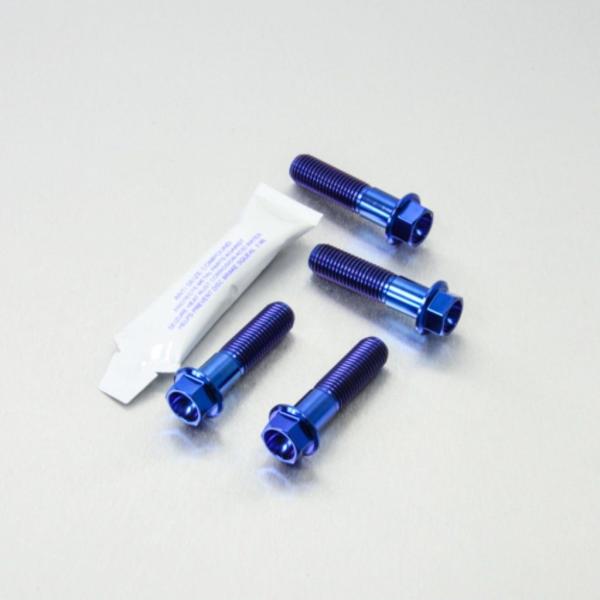 PRO BOLT プロボルト フロントブレーキキャリパーマウンティングボルトキット カラー：ブルー ...