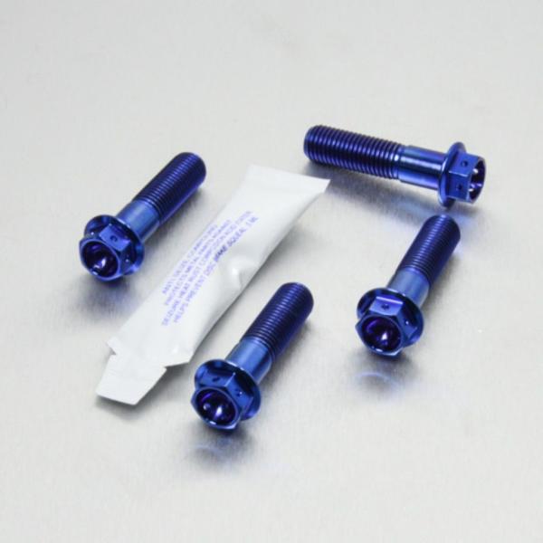 PRO BOLT プロボルト フロントブレーキキャリパーマウンティングボルトキット カラー：ブルー ...