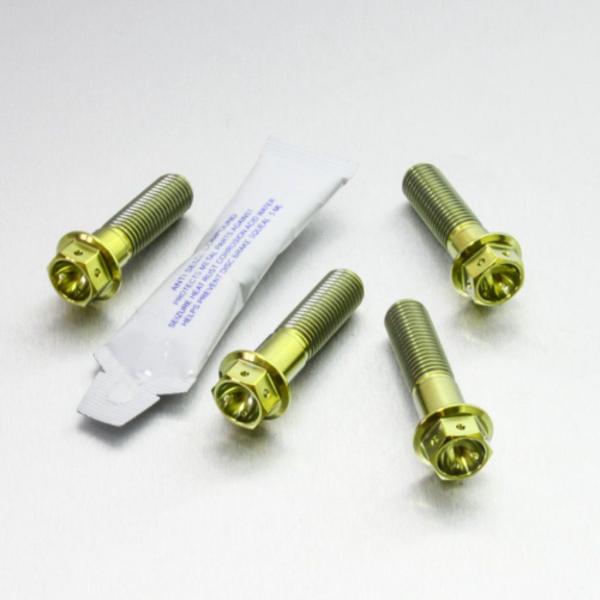 PRO BOLT プロボルト フロントブレーキキャリパーマウンティングボルトキット カラー：ゴールド...