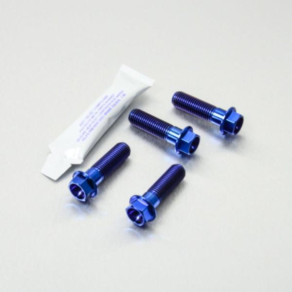 PRO BOLT プロボルト フロントブレーキキャリパーマウンティングボルトキット カラー：ブルー ...