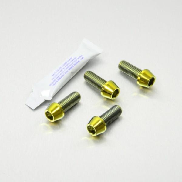 PRO BOLT プロボルト フロントブレーキキャリパーマウンティングボルトキット カラー：ゴールド...
