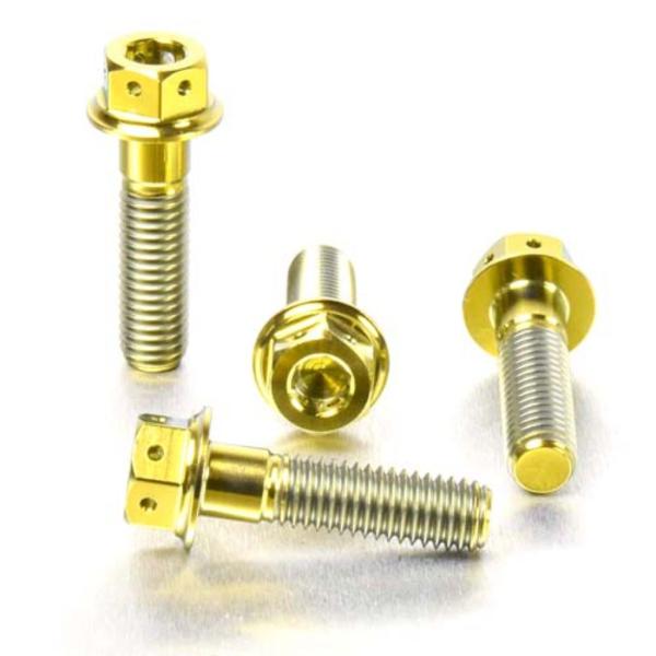 PRO BOLT プロボルト フロントブレーキキャリパーマウンティングボルトキット カラー：ゴールド...