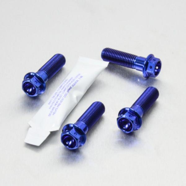 PRO BOLT プロボルト フロントブレーキキャリパーマウンティングボルトキット カラー：ブルー ...