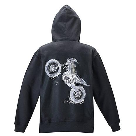 Y’S GEAR(YAMAHA) ワイズギア RY3015 デザインフーディー TRICKER サイ...