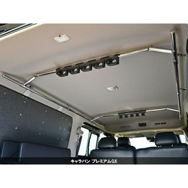 OGUshow オグショー ESロッドアタッチメント 200系ハイエース キャラバン トランポ用品