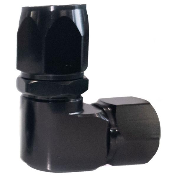 T-REV(寺本自動車商会) ティーレブ ホースエンド90度 No.8 カラー：オールブラック その...