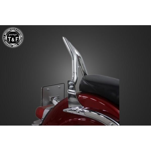 Garage T&amp;F ガレージ 極太Φ38シーシーバー カラー：メッキ イントルーダー400クラシッ...