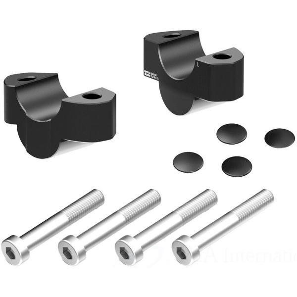 HEPCO＆BECKER ヘプコ＆ベッカー ハンドルバーライザー カラー：ブラック GSX-S100...