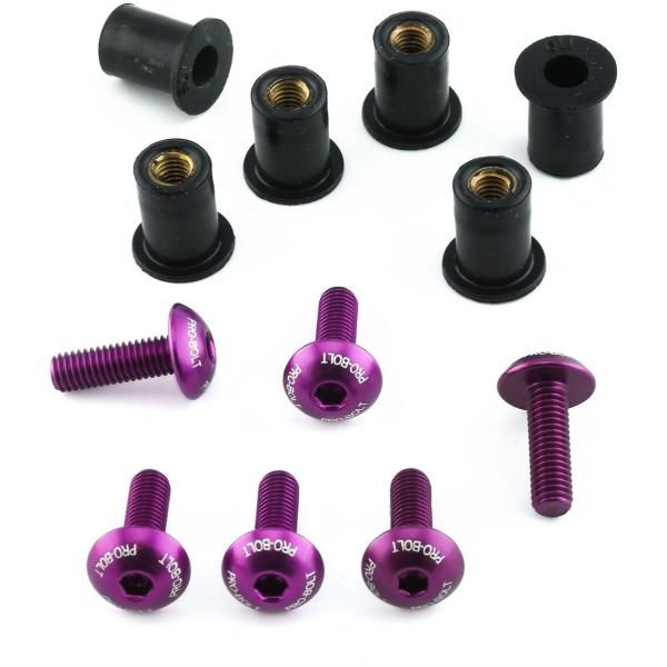 PRO BOLT プロボルト スクリーンボルト キット カラー：パープル 外装