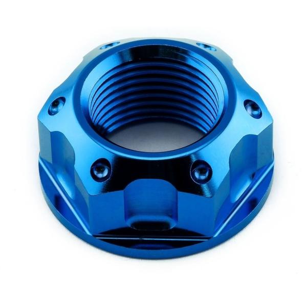 PRO BOLT プロボルト フランジ アクスルナット スイングアーム ピボット カラー：ブルー B...