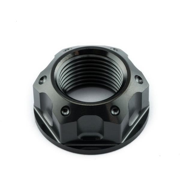 PRO BOLT プロボルト フランジ アクスルナット スイングアーム ピボット カラー：ブラック ...