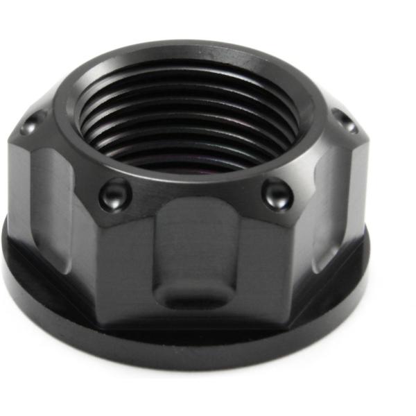 PRO BOLT プロボルト フランジ アクスルナット スイングアーム ピボット カラー：ブラック ...