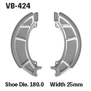 Vesrah ベスラ VB-424 ブレーキシュー 250A1/A1SS KH250 250SS マ...