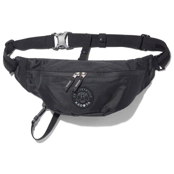 KADOYA カドヤ WAIST BODY BAG カラー：ブラック ウエストポーチ・ヒップバッグ ...
