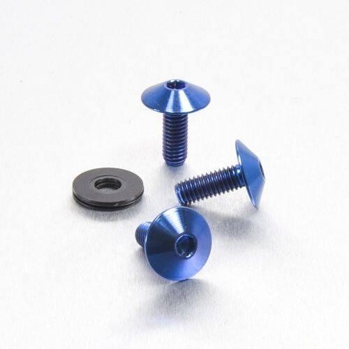 PRO BOLT プロボルト チェーンガード＆リア ハガー ボルトキット カラー：ブルー ZX-10...