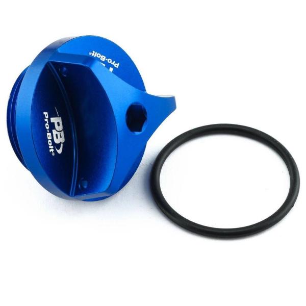 PRO BOLT プロボルト オイルフィラー キャップ スタンダード カラー：ブルー KAWASAK...
