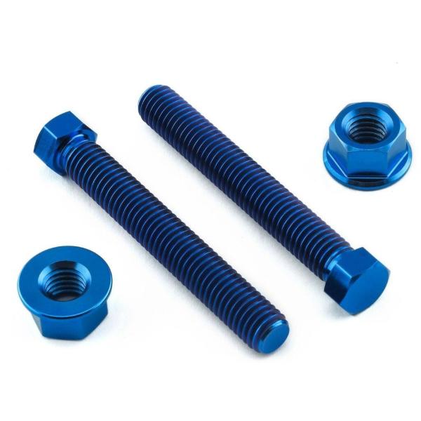 PRO BOLT プロボルト アクセルアジャスター ボトル＆ナット セット カラー：ブルー その他ス...