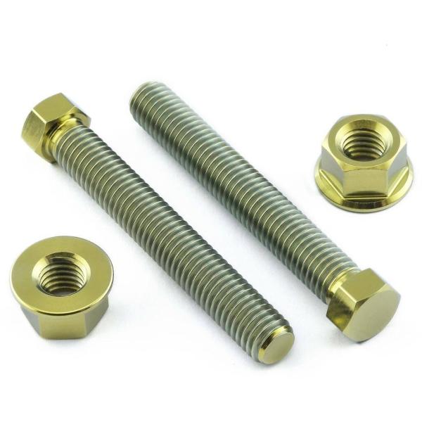 PRO BOLT プロボルト アクセルアジャスター ボトル＆ナット セット カラー：ゴールド その他...