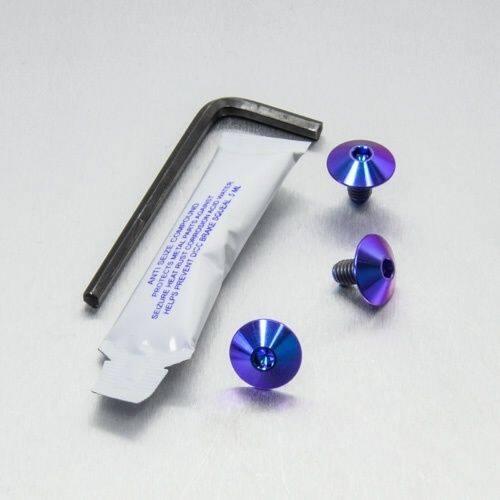 PRO BOLT プロボルト エキゾーストヒートシールド マウントボルトキット カラー：パープル C...