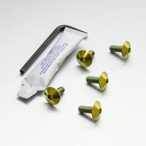 PRO BOLT プロボルト エキゾーストヒートシールド マウントボルトキット カラー：ゴールド M...