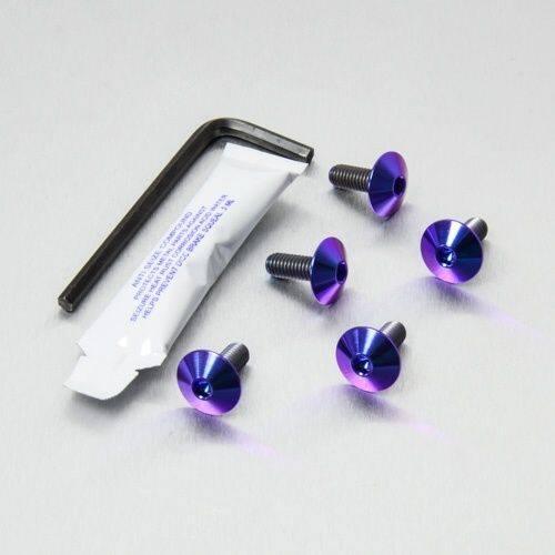 PRO BOLT プロボルト エキゾーストヒートシールド マウントボルトキット カラー：パープル M...