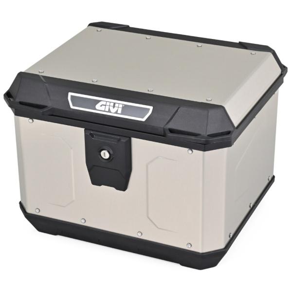 GIVI ジビ リアボックス モノロック 47L カラー：シルバー トップケース・テールボックス 車...