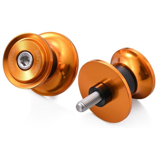 DAYTONA デイトナ スイングアーム スプール M6用 ナイロングリップタイプ カラー：ゴールド...