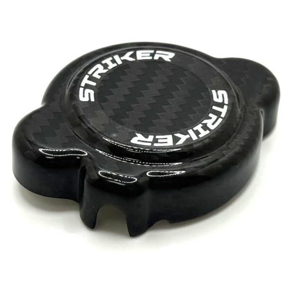 STRIKER ストライカー エアロデザイン“SAD”カーボンラジエターキャップカバー タイプ：ロゴ...