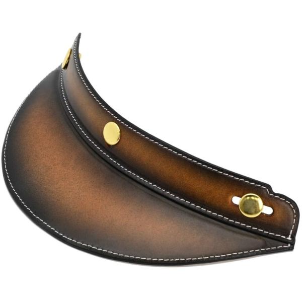 マルシン工業 マルシンコウギョウ ヴィンテージレザーバイザー 汎用 【補修・オプションパーツ】 カラ...