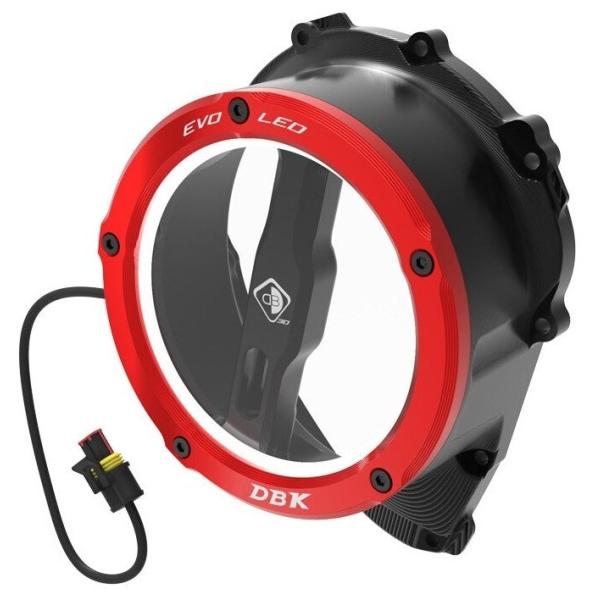 DUCABIKE (DBK) ドゥカバイク (ディービーケー) EVO LED クリアクラッチカバー...