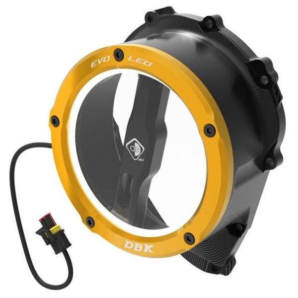 DUCABIKE (DBK) ドゥカバイク (ディービーケー) EVO LED クリアクラッチカバー...
