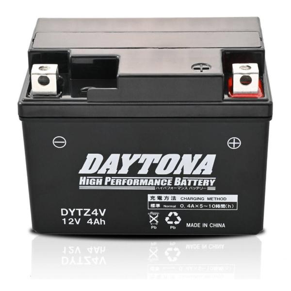 DAYTONA デイトナ ハイパフォーマンスバッテリー 液入り充電済み【DYTZ4V】 HONDA ...