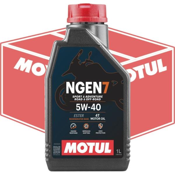 MOTUL モチュール 【ケース】NGEN 7 4T  (エヌジェン7) 【5W-40】【1L×12...